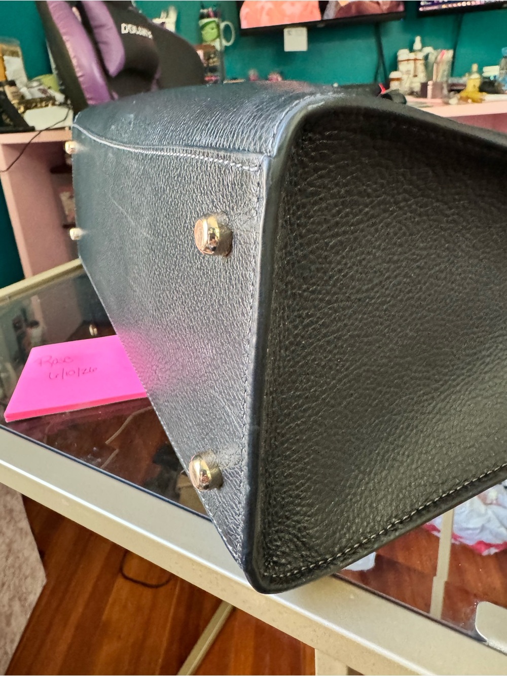 Coach Black Maggie Tote - Picture 6 of 9